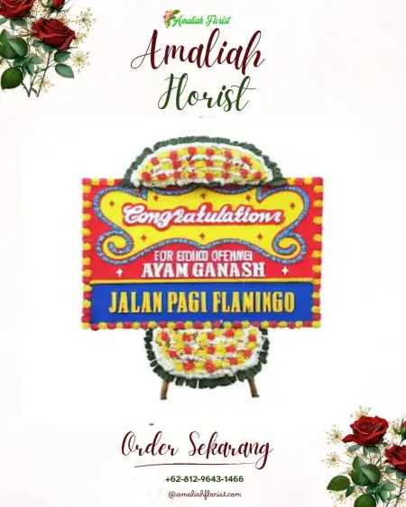Sewa Papan Bunga Singkut